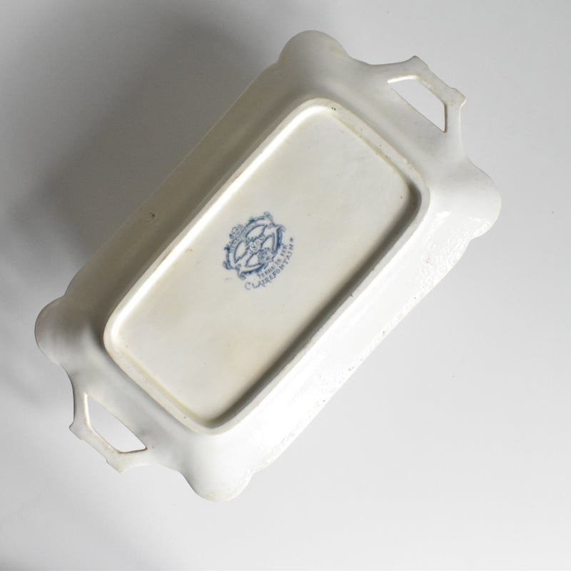 Antique Sauce Boat with Lid, SG Clairefontaine Renaissance