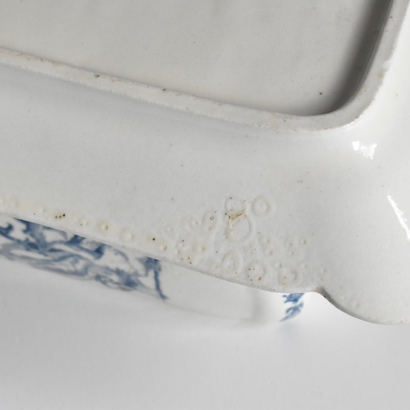 Antique Sauce Boat with Lid, SG Clairefontaine Renaissance