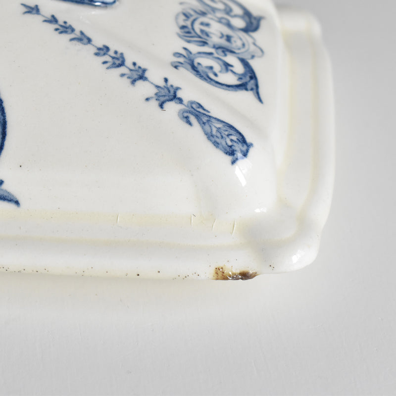 Antique Sauce Boat with Lid, SG Clairefontaine Renaissance