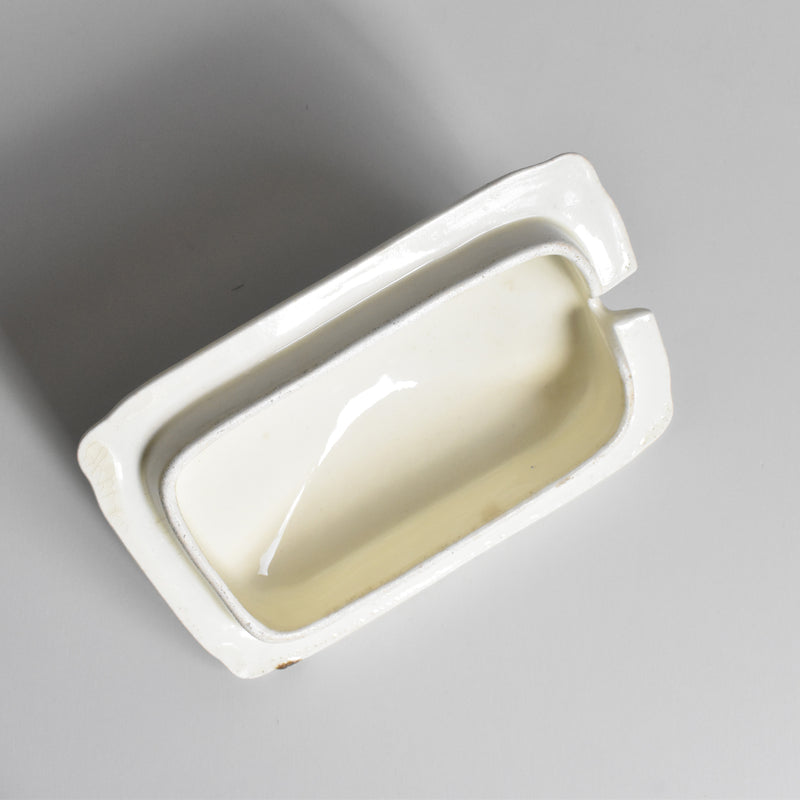 Antique Sauce Boat with Lid, SG Clairefontaine Renaissance