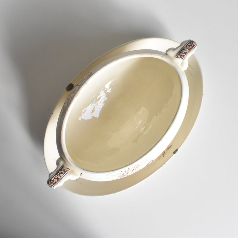 Antique Sauce Boat with Lid - Longchamp Bourgogne