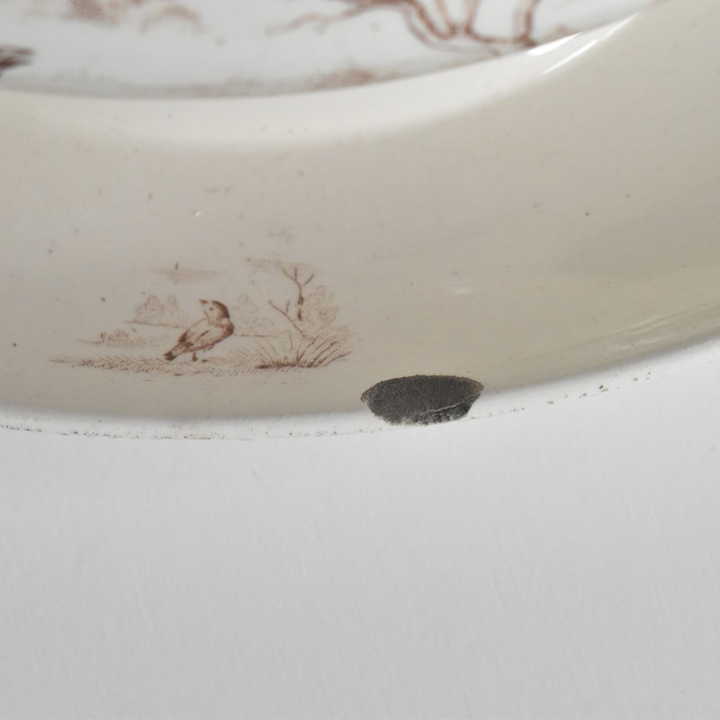 Antique Sauce Boat with Lid - Longchamp Bourgogne