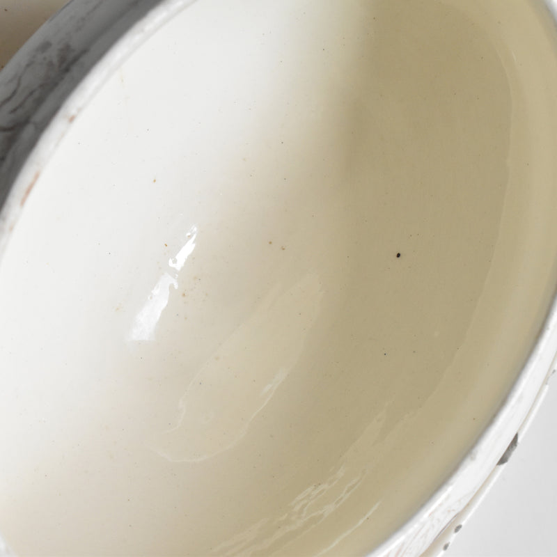 Antique Sauce Boat with Lid - Longchamp Bourgogne