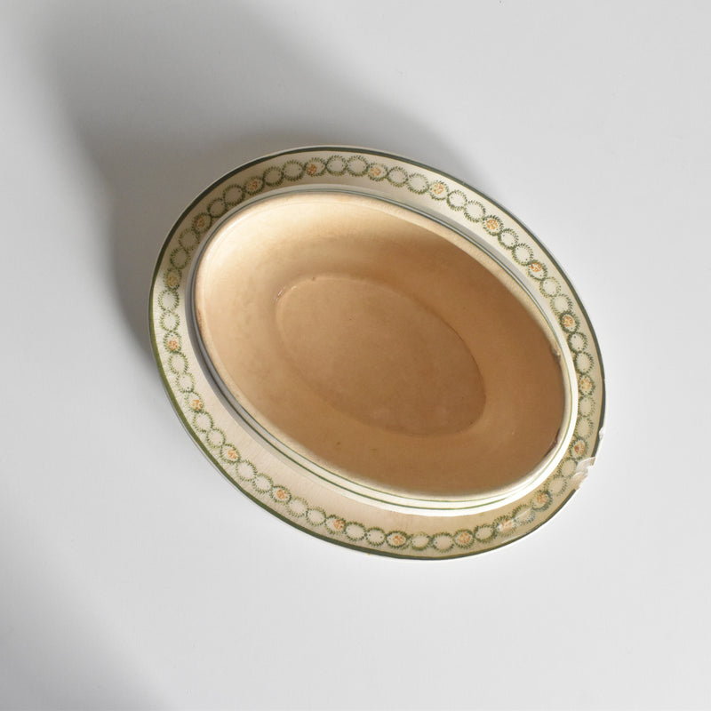 アンティークソーシエール 蓋付き ロンウイー