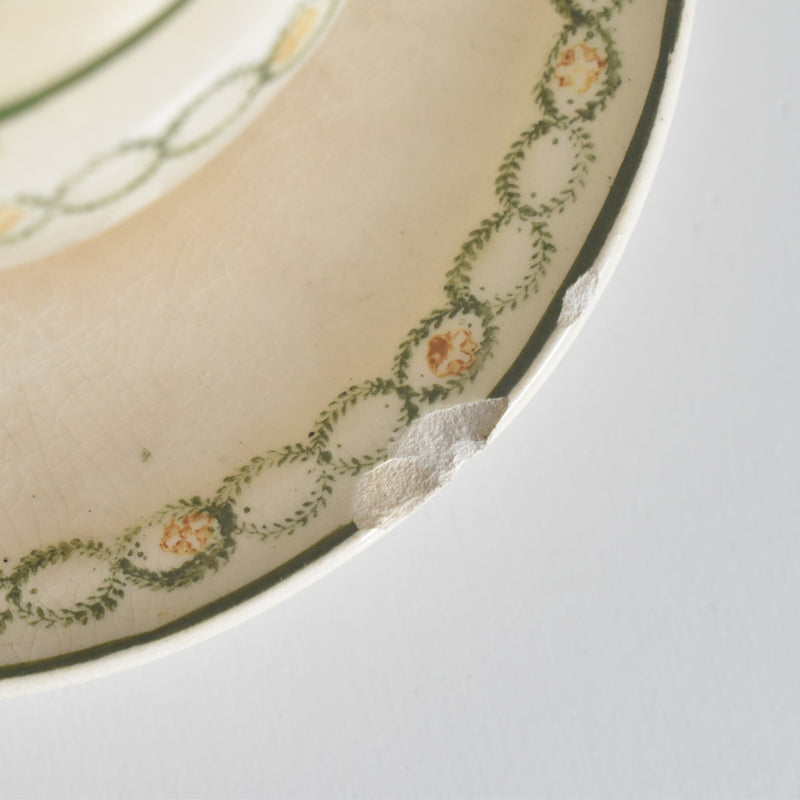 アンティークソーシエール 蓋付き ロンウイー