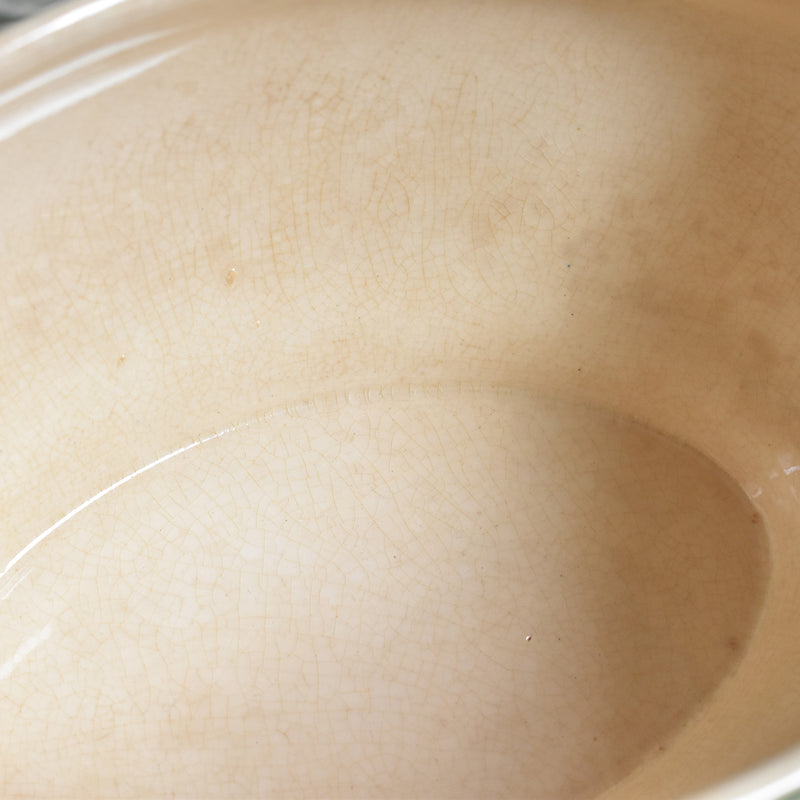 アンティークソーシエール 蓋付き ロンウイー