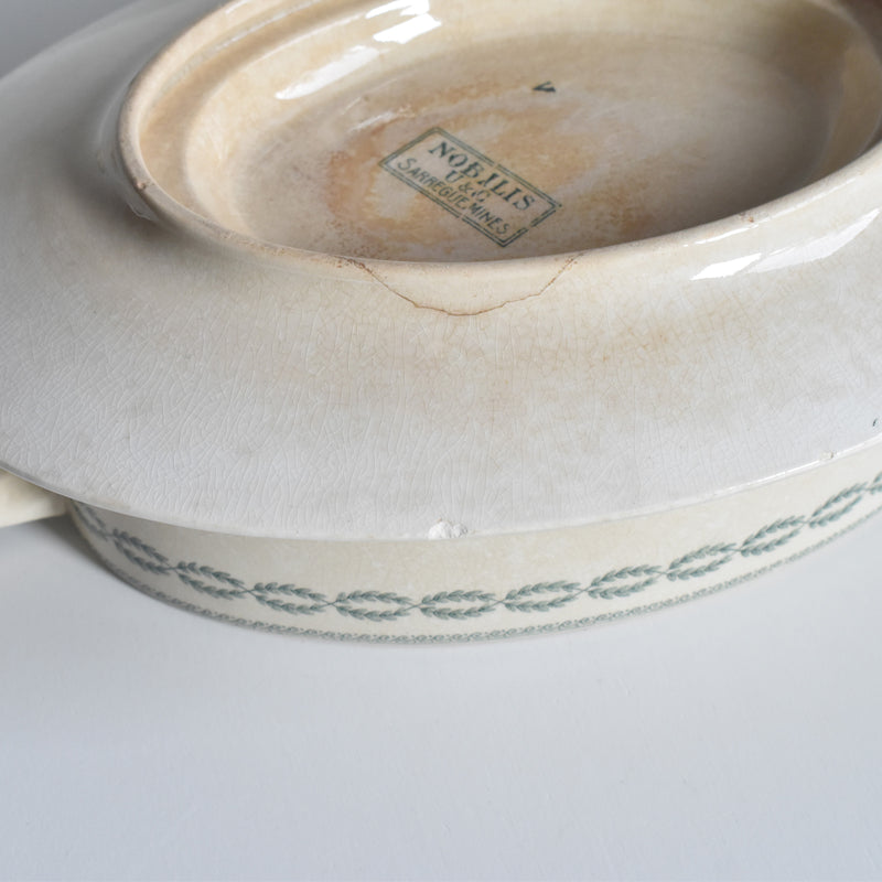 アンティークソーシエール 蓋付き サルグミンヌ Nobilis（ノビリス）