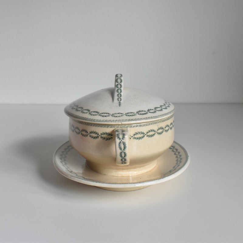 アンティークソーシエール 蓋付き サルグミンヌ Nobilis（ノビリス）