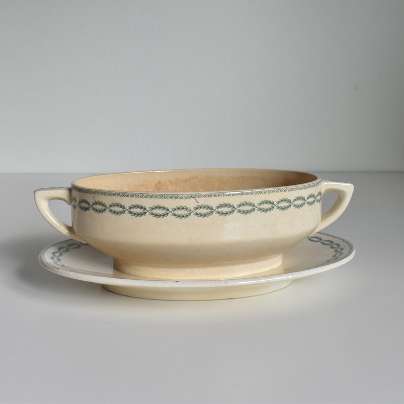 アンティークソーシエール 蓋付き サルグミンヌ Nobilis（ノビリス）