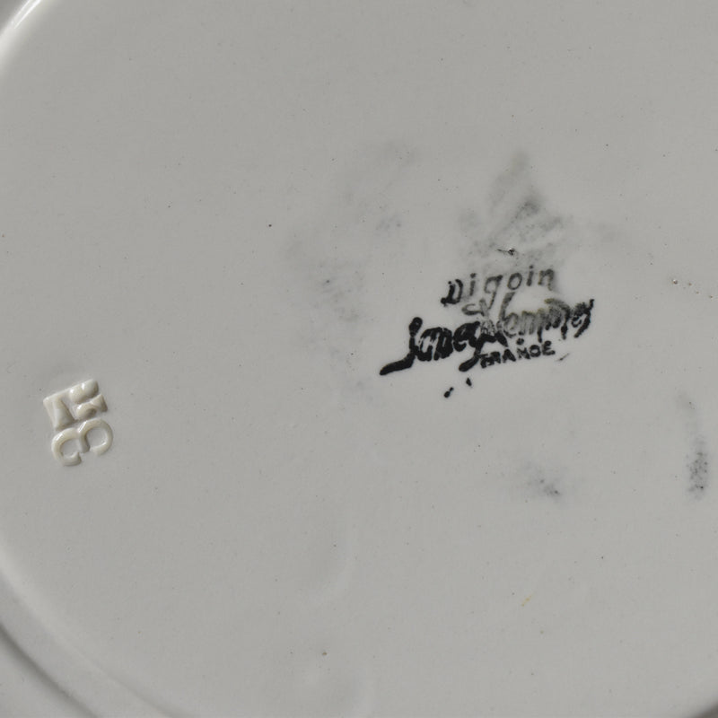 ヴィンテージ大皿 ディゴワン＆サルグミンヌ Rohan （花リム） 31cm