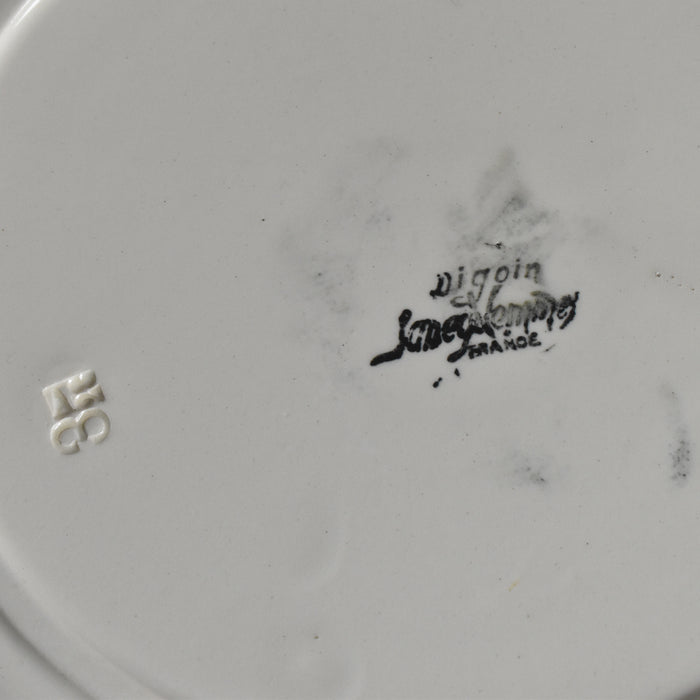 ヴィンテージ大皿 ディゴワン＆サルグミンヌ Rohan （花リム） 31cm