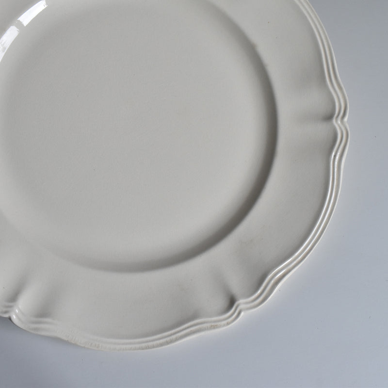 ヴィンテージ大皿 ディゴワン＆サルグミンヌ Rohan （花リム） 34cm