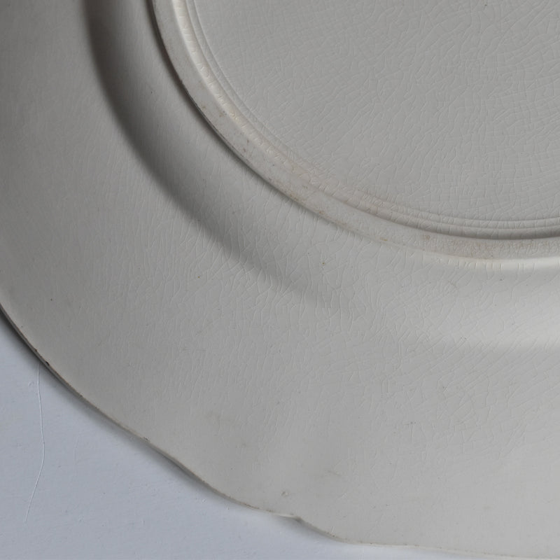 ヴィンテージ大皿 ディゴワン＆サルグミンヌ Rohan （花リム） 34cm