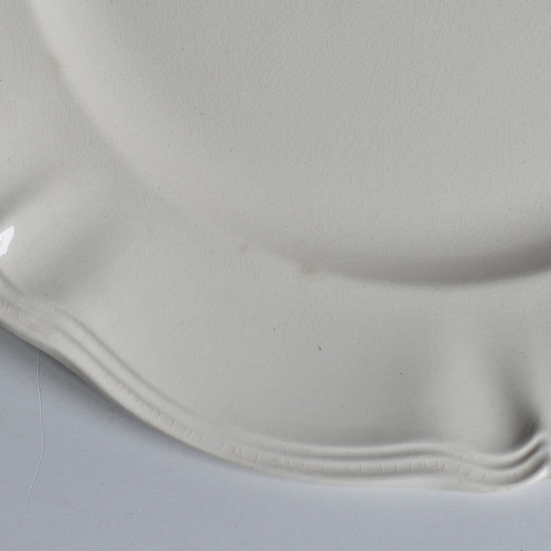 ヴィンテージ大皿 ディゴワン＆サルグミンヌ Rohan （花リム） 34cm