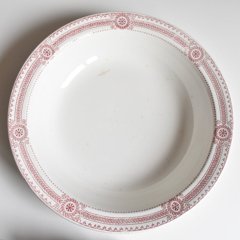 アンティーク深い大皿 U＆Cサルグミンヌ Carina