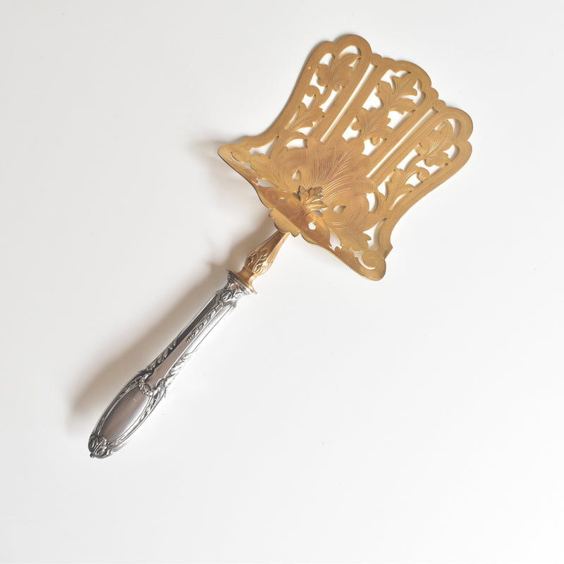 アンティーク 銀アスパラガスサーバー Pierre Bezon