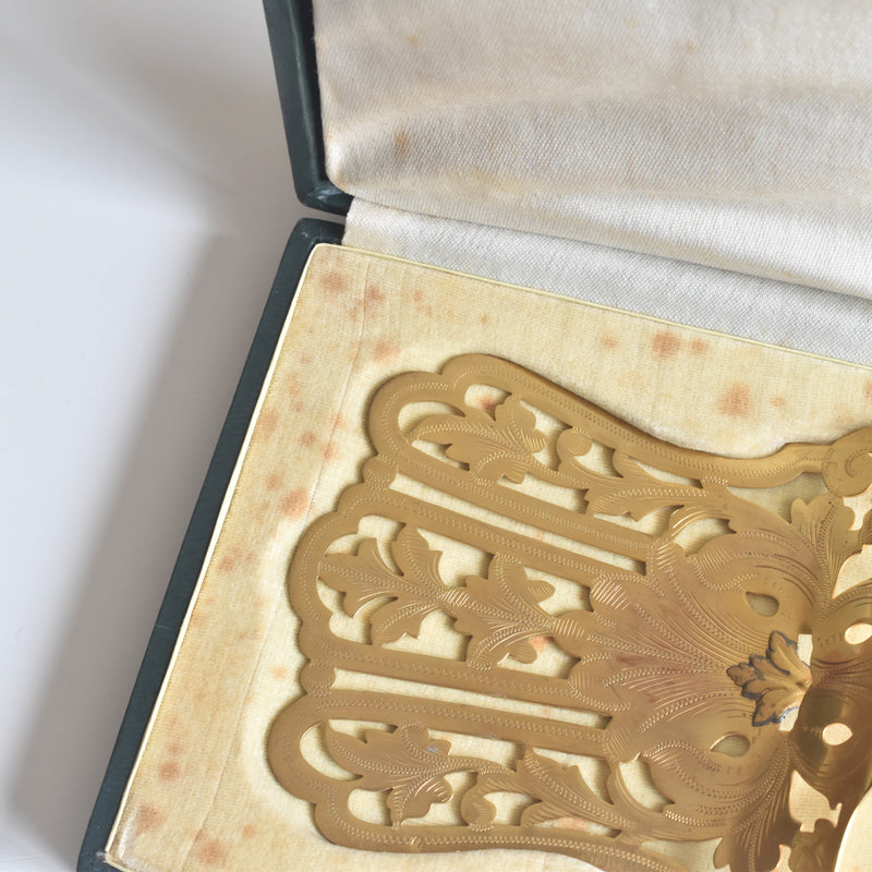 アンティーク 銀アスパラガスサーバー Pierre Bezon