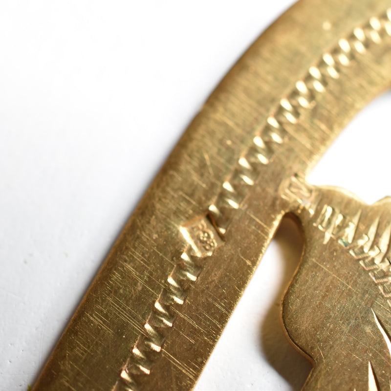 アンティーク 銀アスパラガスサーバー Pierre Bezon