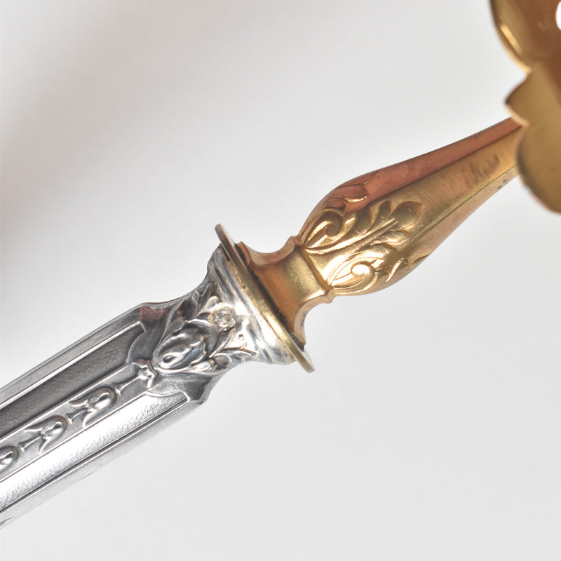 アンティーク 銀アスパラガスサーバー Pierre Bezon