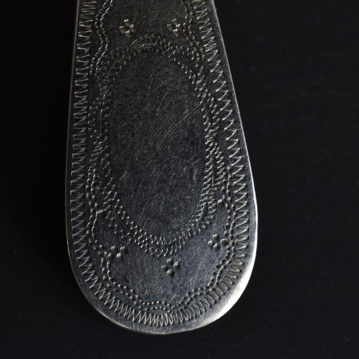 アンティーク 銀デザートスプーン