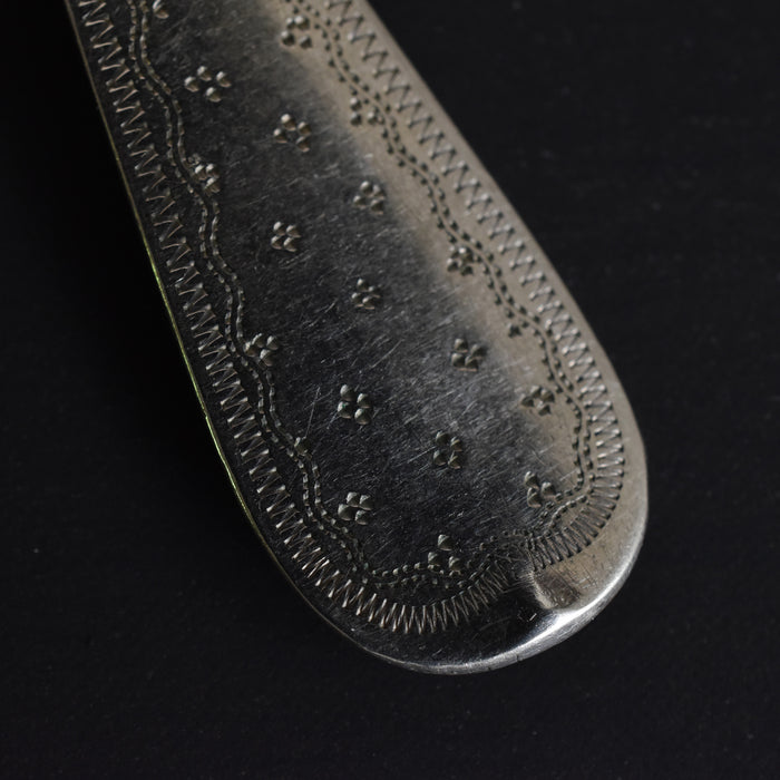 アンティーク 銀デザートスプーン