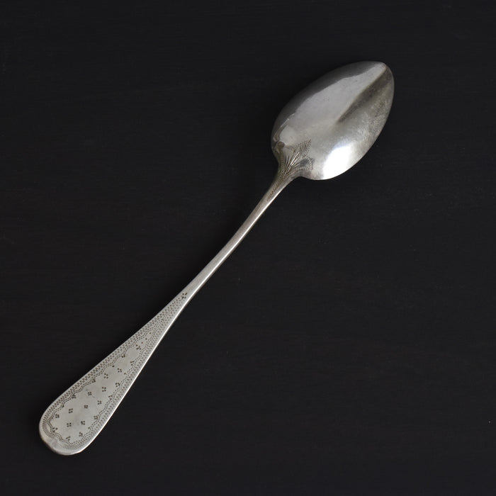 アンティーク 銀デザートスプーン