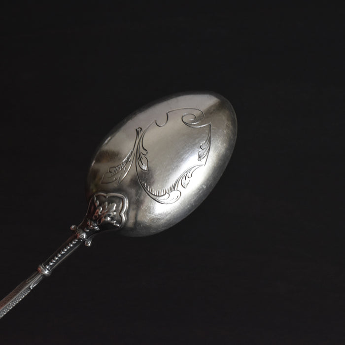 アンティーク 銀デザートスプーン Edmond Bonnesoeur（エドモン・ボンヌスール）