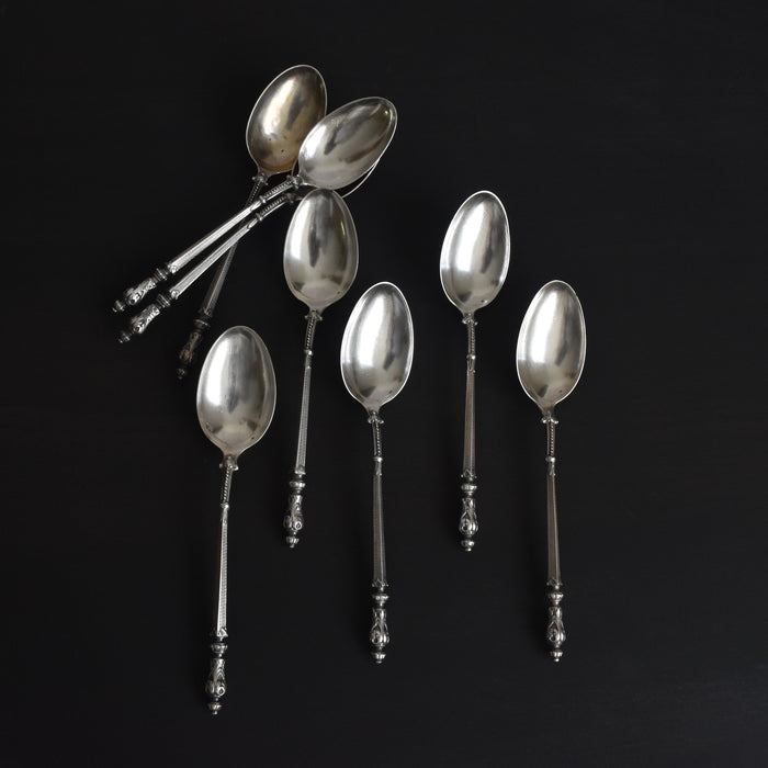 アンティーク 銀デザートスプーン Edmond Bonnesoeur（エドモン・ボンヌスール）