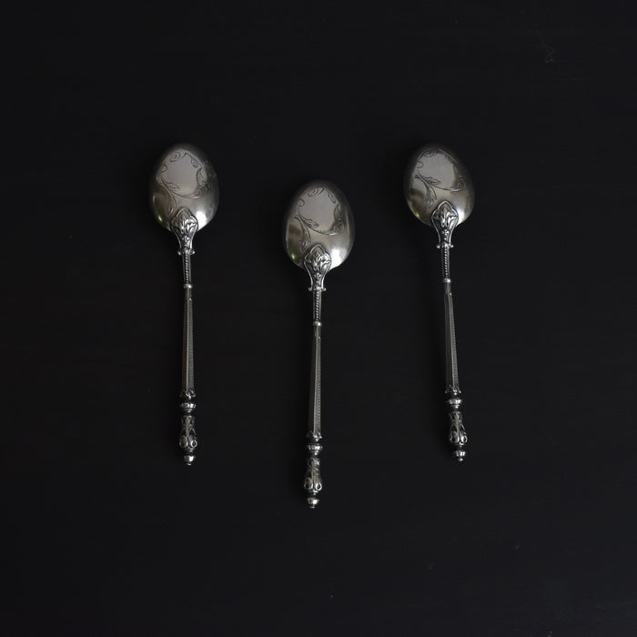 アンティーク 銀デザートスプーン Edmond Bonnesoeur（エドモン・ボンヌスール）