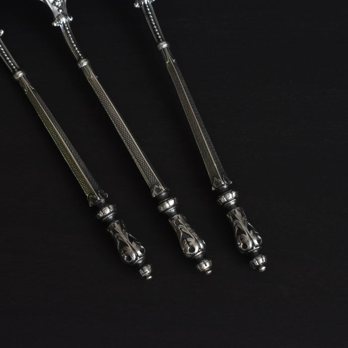 アンティーク 銀デザートスプーン Edmond Bonnesoeur（エドモン・ボンヌスール）