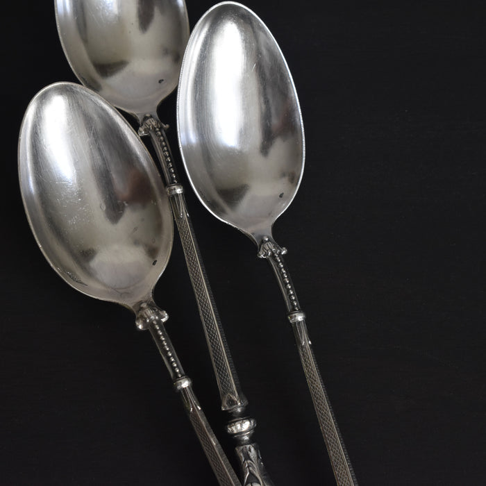 アンティーク 銀デザートスプーン Edmond Bonnesoeur（エドモン・ボンヌスール）