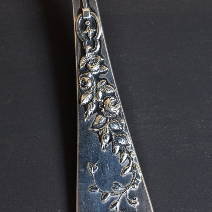 アンティーク 銀シュガースプーン B