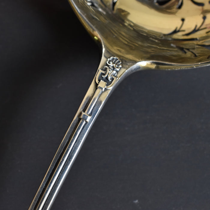 アンティーク 銀シュガースプーン B