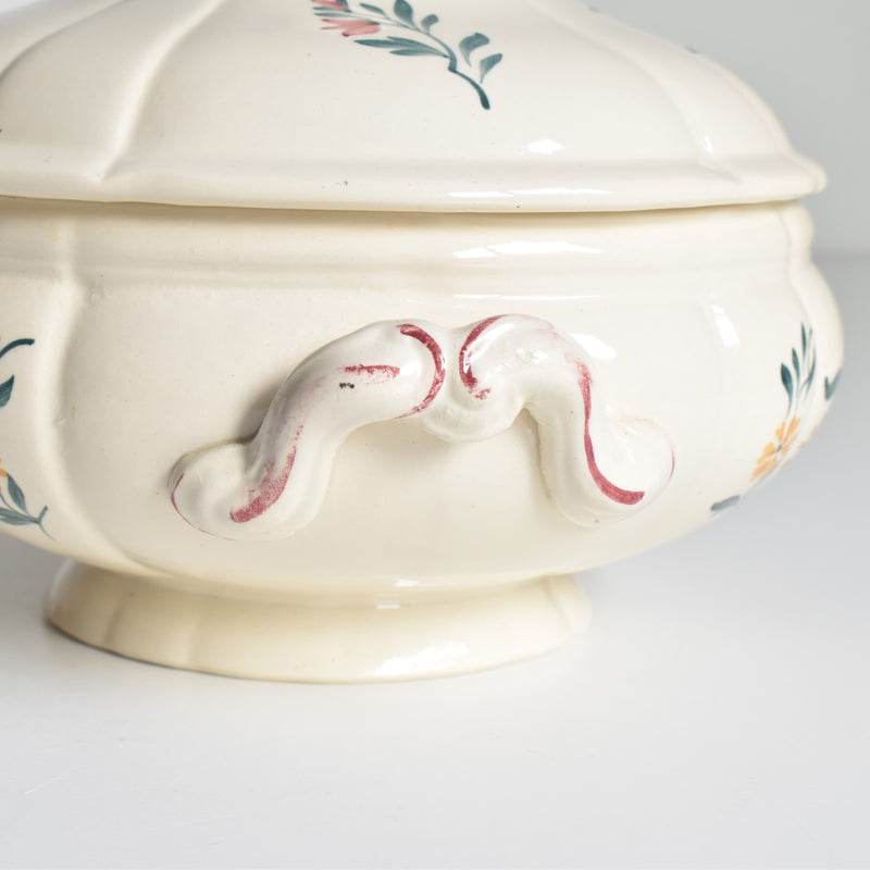 Vintage Small Soup Tureen, Digoin & Sarreguemines "Yann"