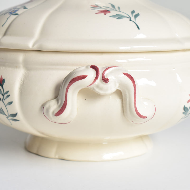 Vintage Small Soup Tureen, Digoin & Sarreguemines "Yann"