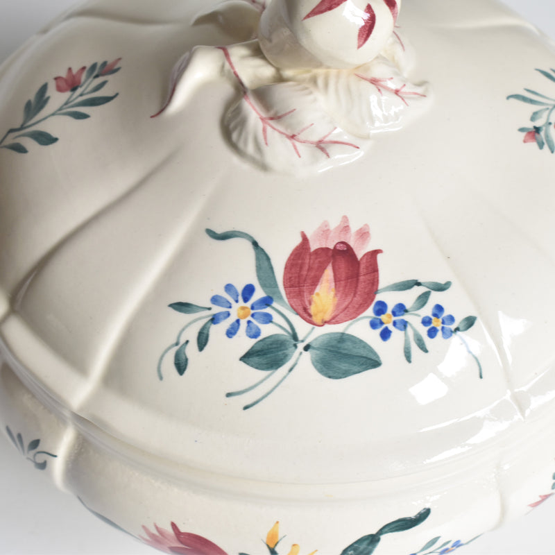 Vintage Small Soup Tureen, Digoin & Sarreguemines "Yann"