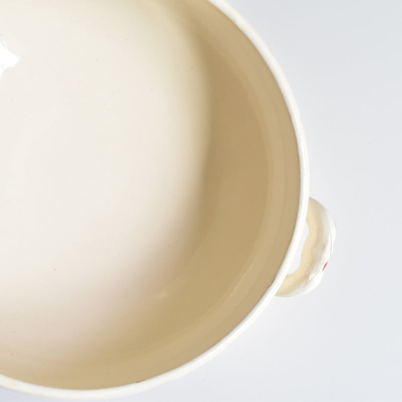 Vintage Small Soup Tureen, Digoin & Sarreguemines "Yann"
