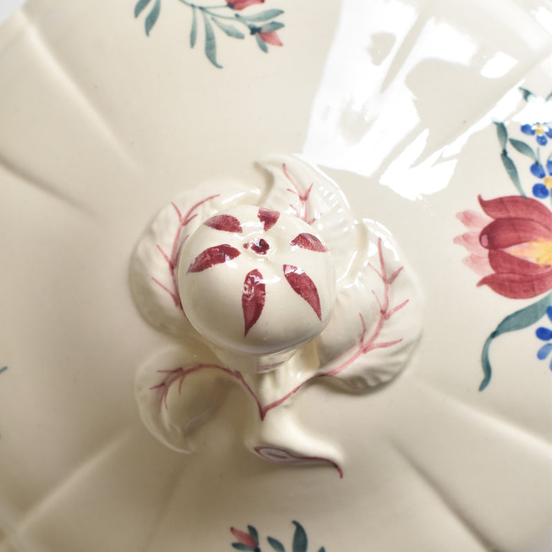 Vintage Small Soup Tureen, Digoin & Sarreguemines "Yann"