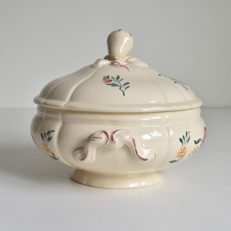 Vintage Small Soup Tureen, Digoin & Sarreguemines "Yann"