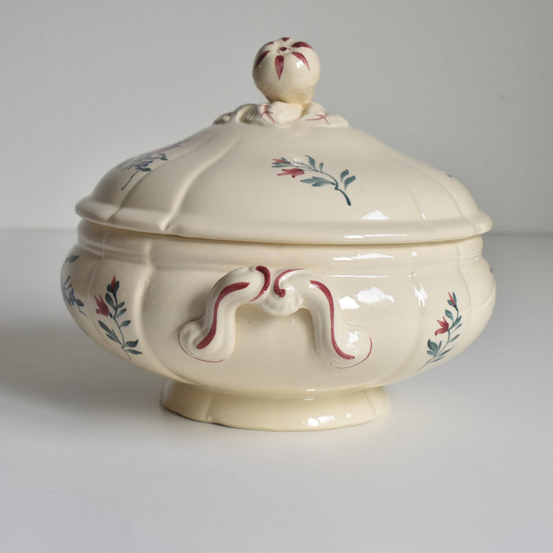 Vintage Small Soup Tureen, Digoin & Sarreguemines "Yann"