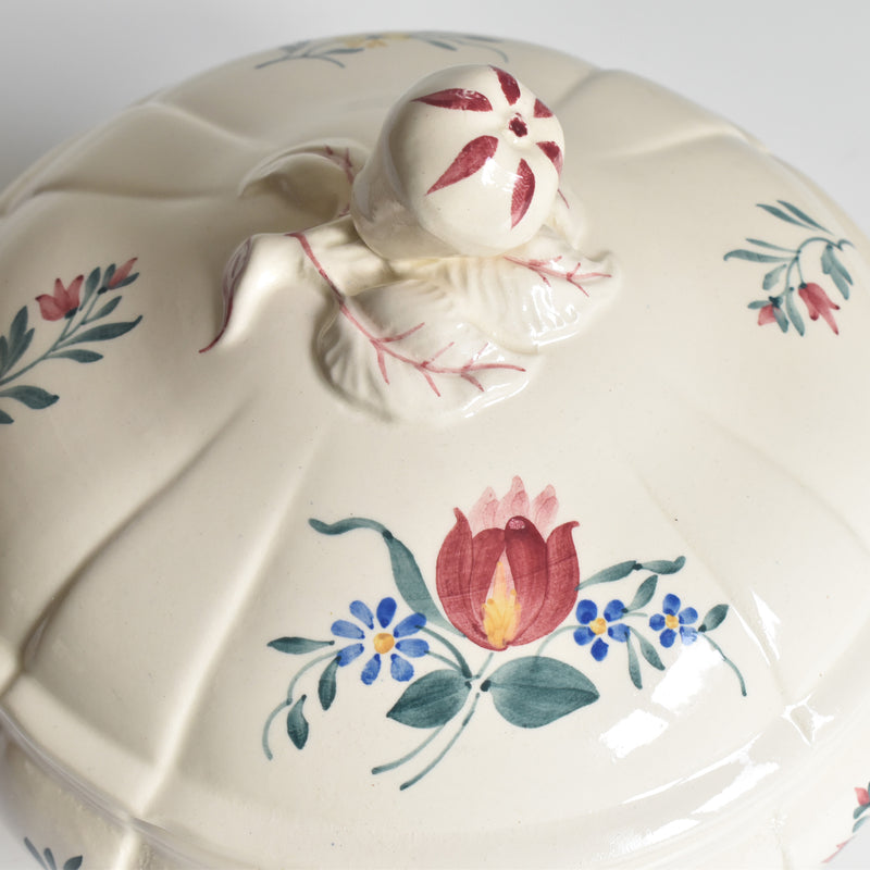 Vintage Small Soup Tureen, Digoin & Sarreguemines "Yann"