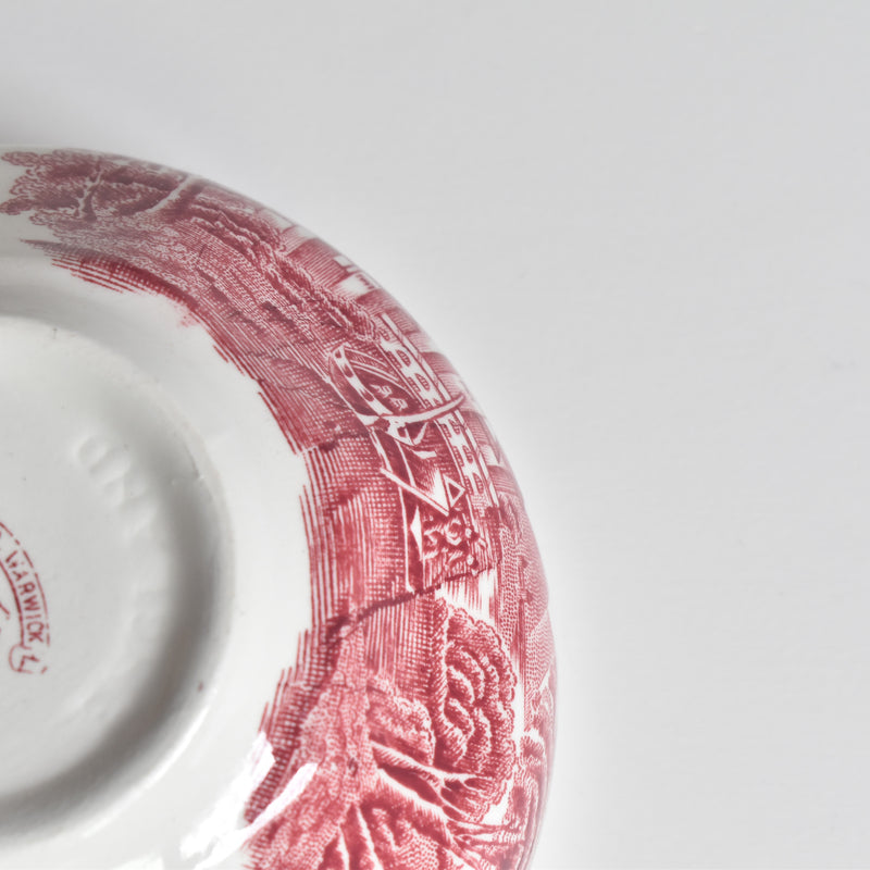 Vintage Soup Cup & Saucer ROYAL WARWICK ENGLAND