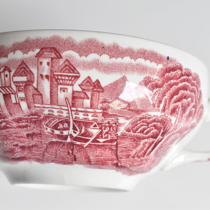 ヴィンテージスープカップ＆ソーサー ROYAL WARWICK ENGLAND