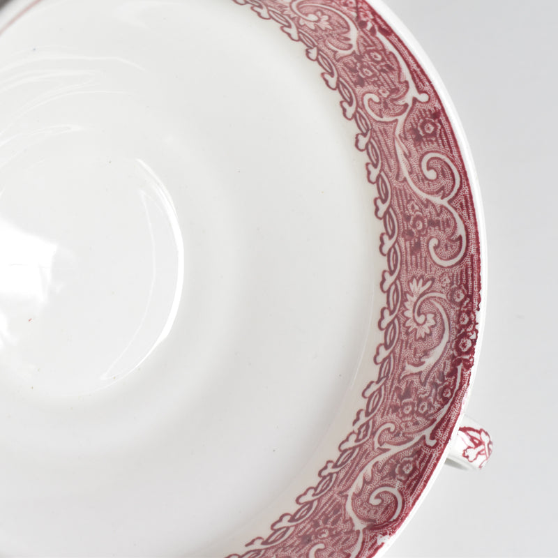 Vintage Soup Cup & Saucer ROYAL WARWICK ENGLAND