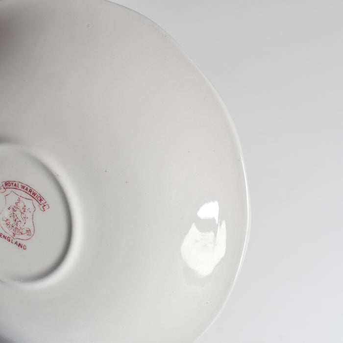 ヴィンテージスープカップ＆ソーサー ROYAL WARWICK ENGLAND