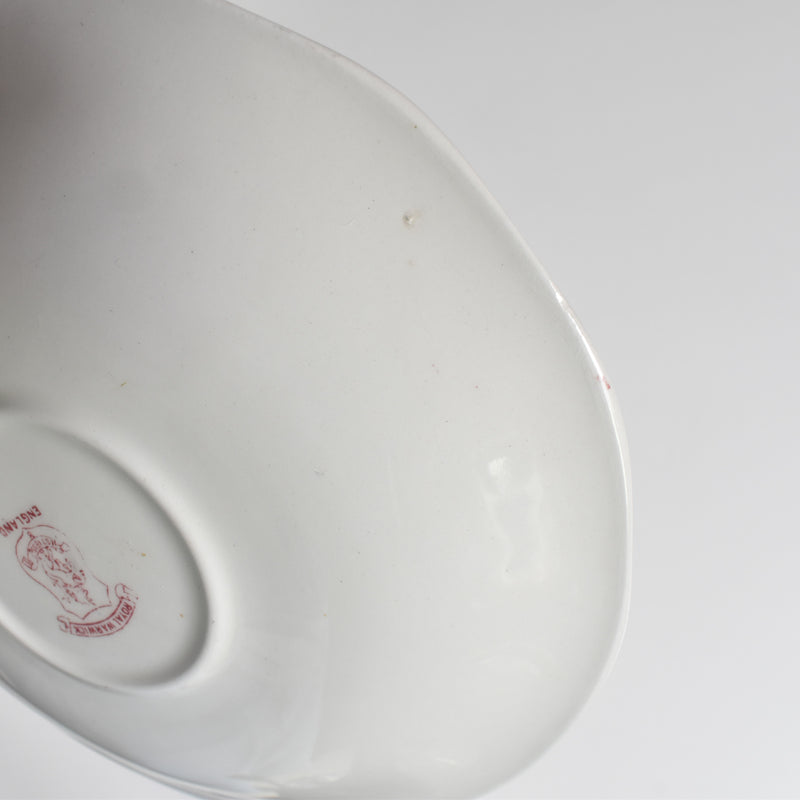 Vintage Soup Cup & Saucer ROYAL WARWICK ENGLAND