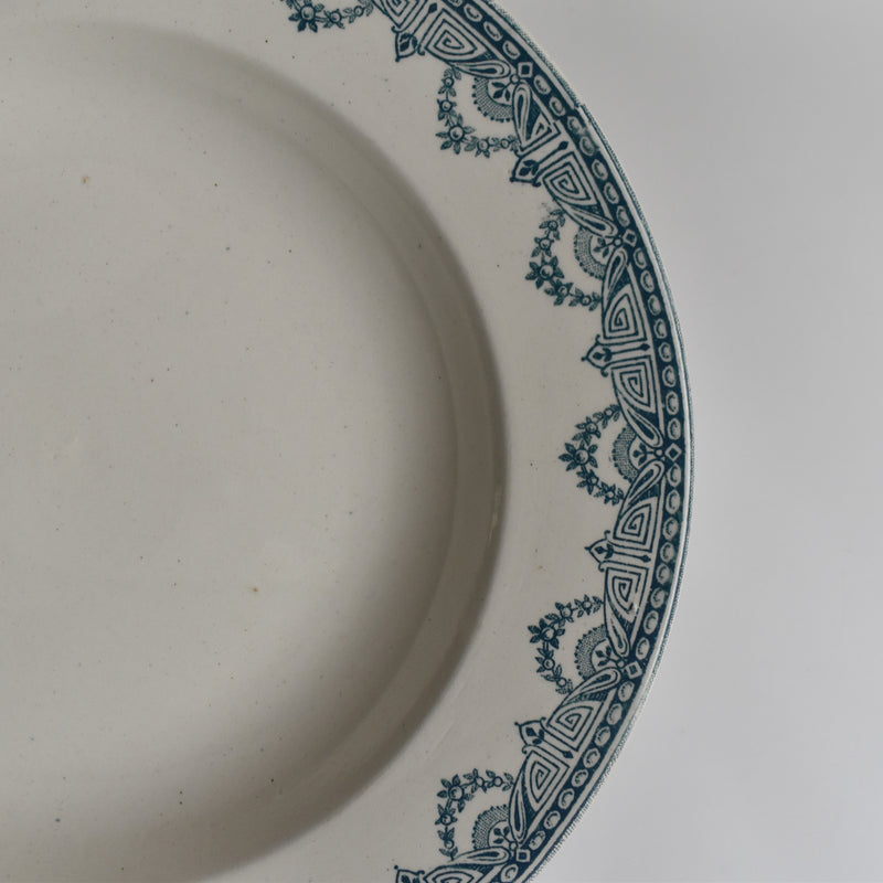 Antique Deep Plate L&G Clairefontaine Récamier (A)