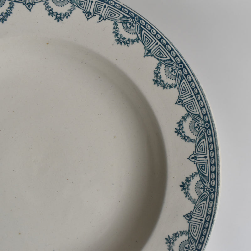 Antique Deep Plate L&G Clairefontaine Récamier (A)