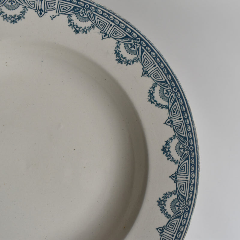 Antique Deep Plate L&G Clairefontaine Récamier (A)