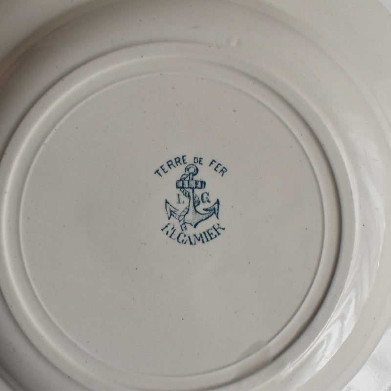 Antique Deep Plate L&G Clairefontaine Récamier (A)
